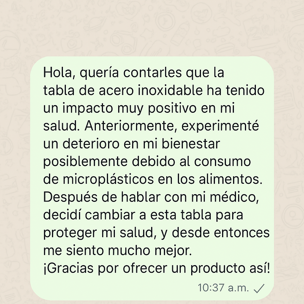 TABLA PARA PICAR INOX® ¡Tu salud empieza en la tabla. Elige acero¡