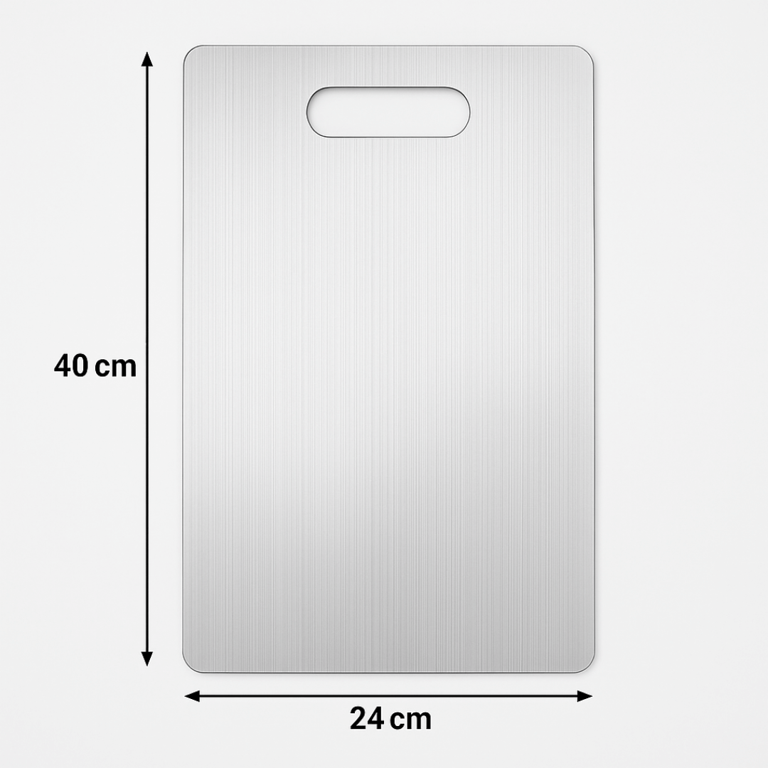 TABLA PARA PICAR INOX® ¡Tu salud empieza en la tabla. Elige acero¡