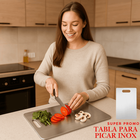 TABLA PARA PICAR INOX® ¡Tu salud empieza en la tabla. Elige acero¡